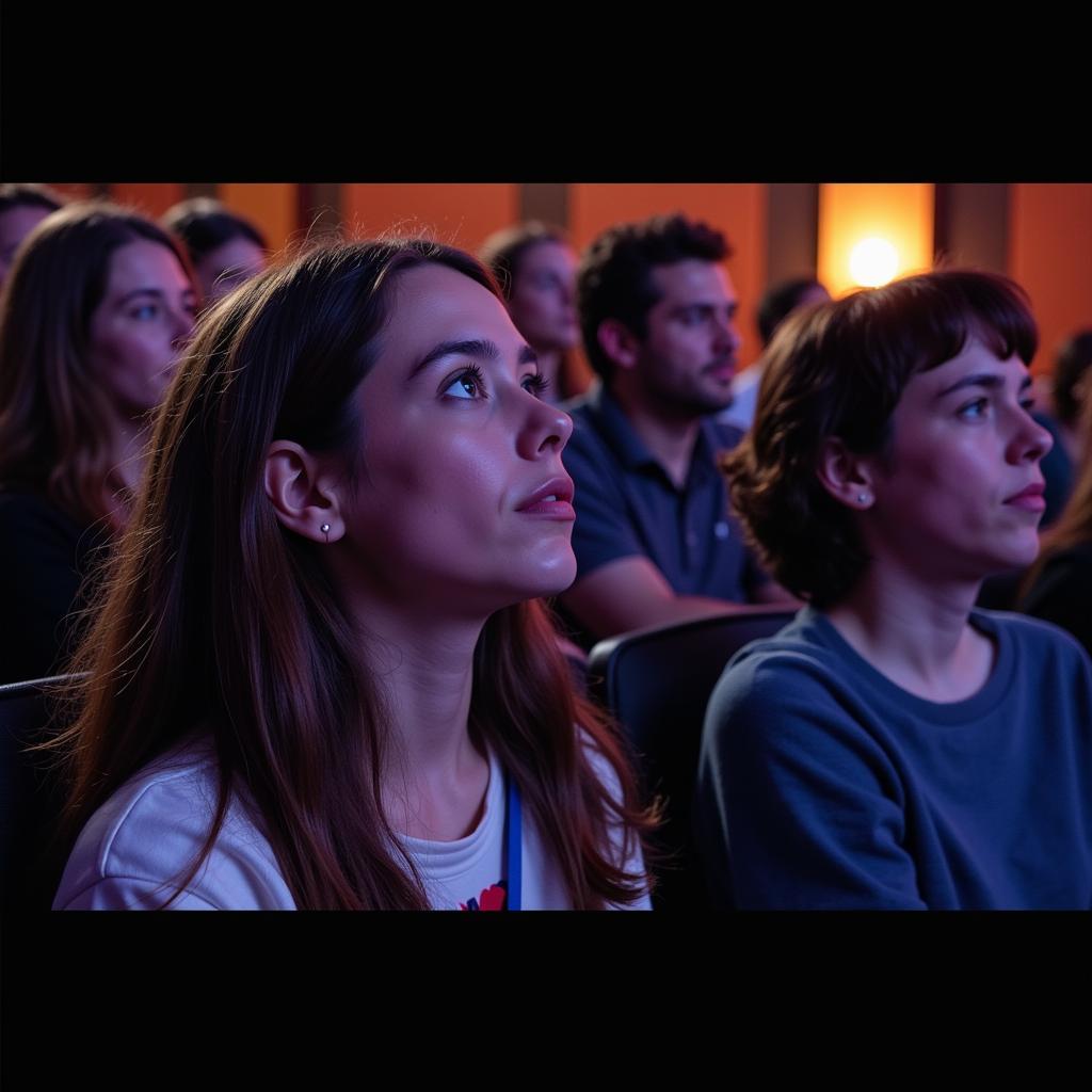 Audience Watching an LGBTQ+ Themed Film