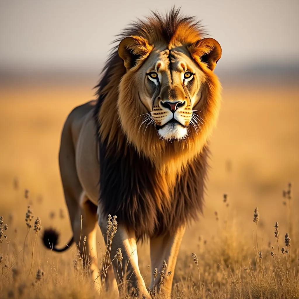 African Lion, King of the Savanna