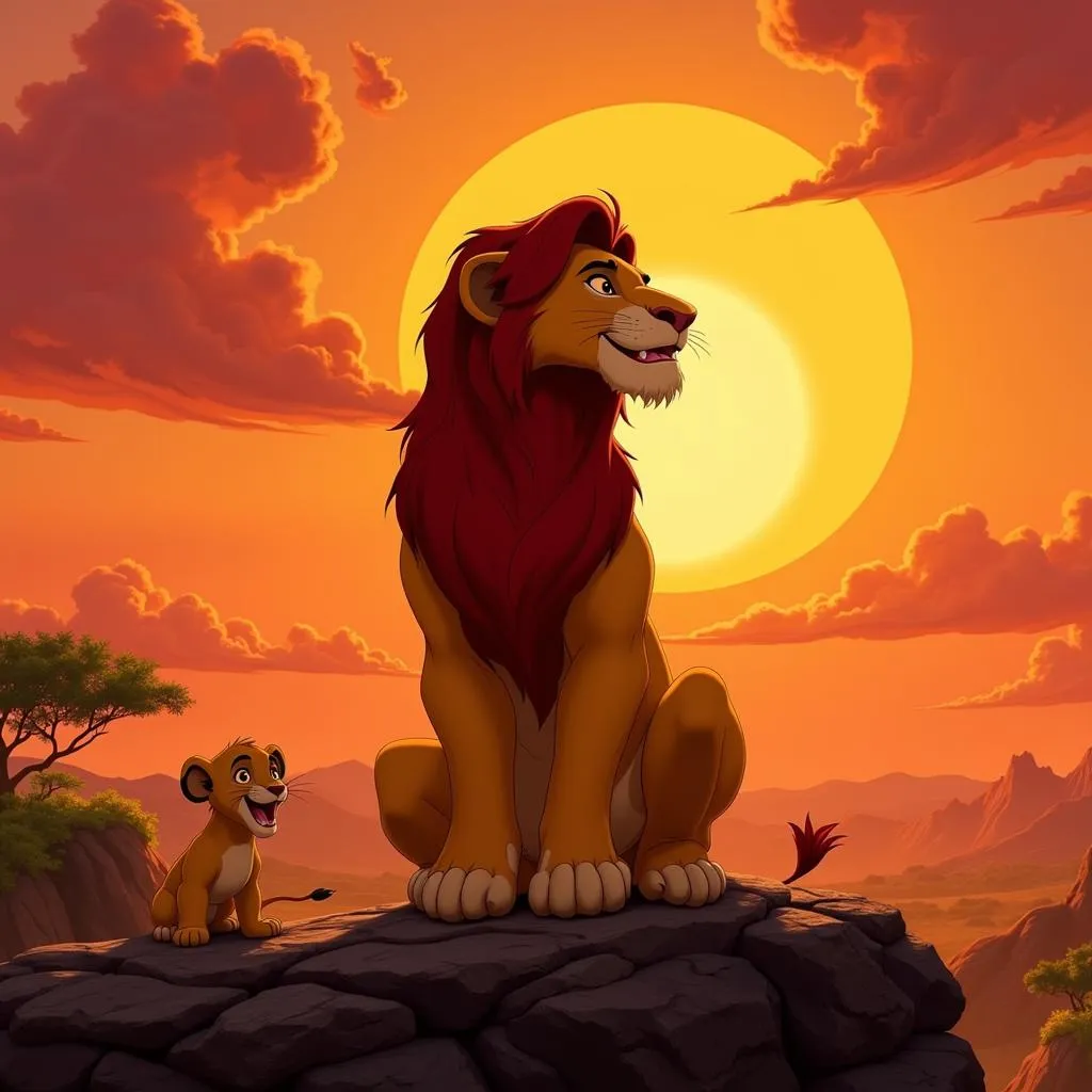 Lion King cartoon