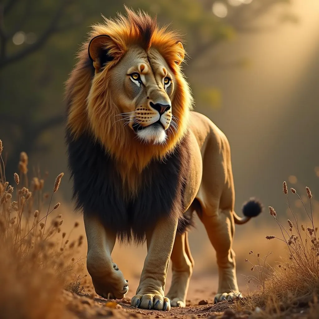 The Lion, King of the Jungle