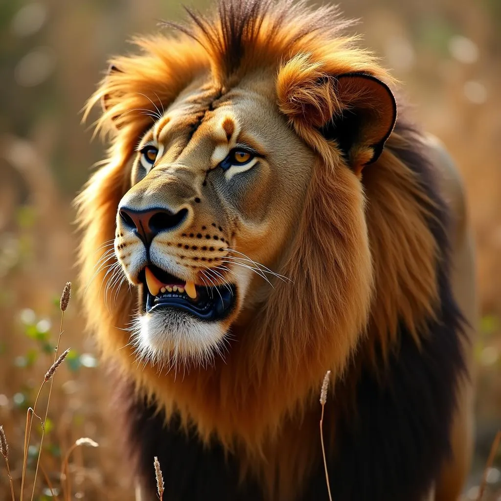 African lion symbol