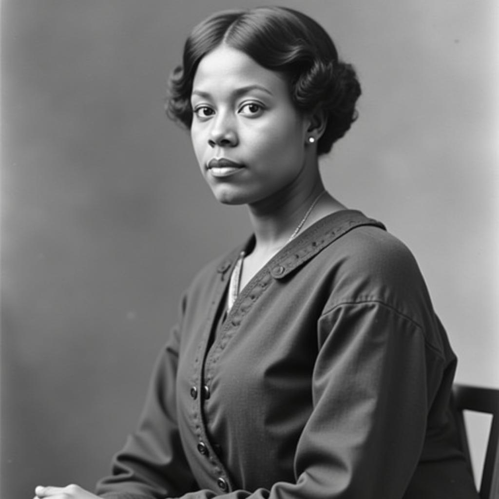 Madam C.J. Walker in her early years, reflecting her determination and entrepreneurial spirit