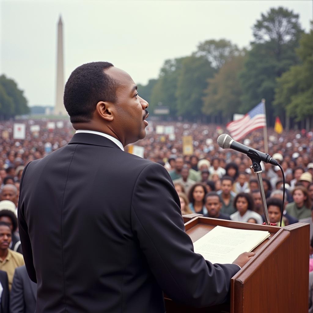 Martin Luther King Jr. at the March on Washington