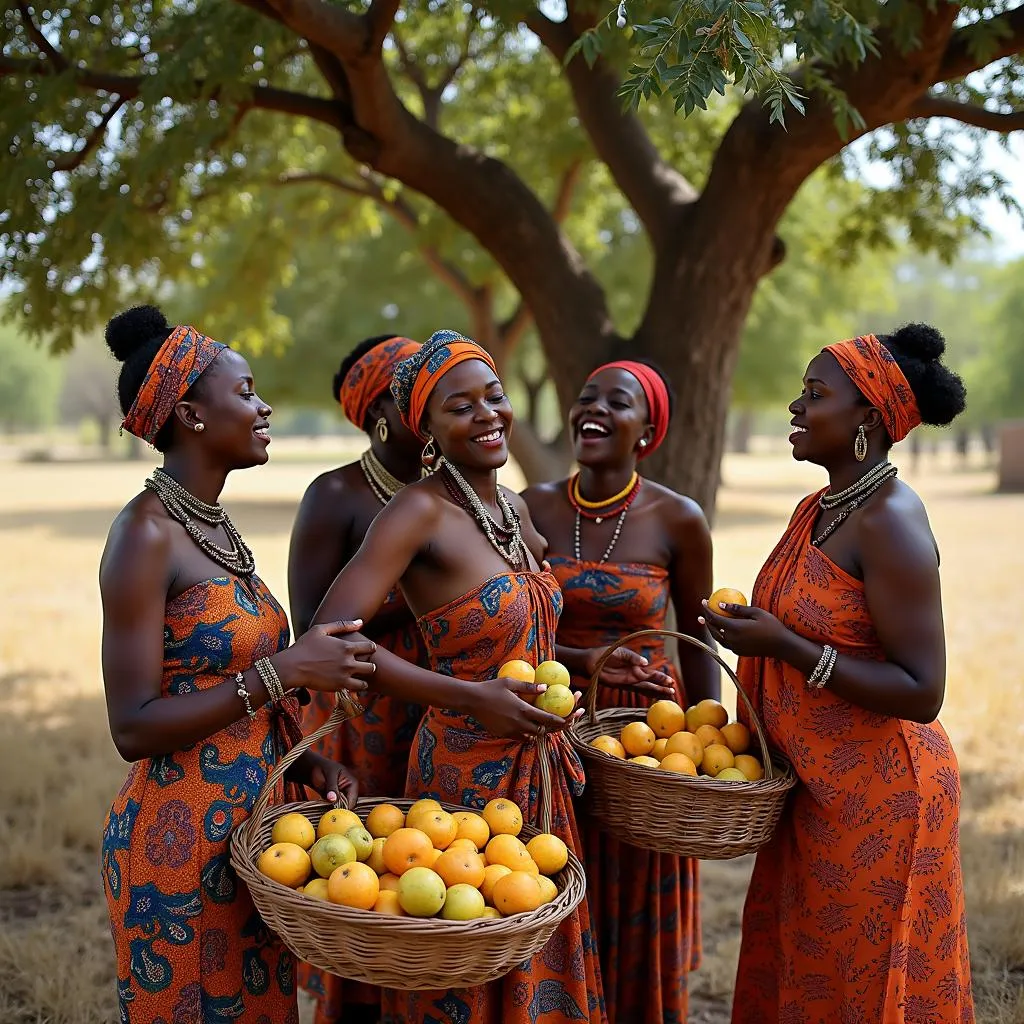 Marula fruit harvest celebration