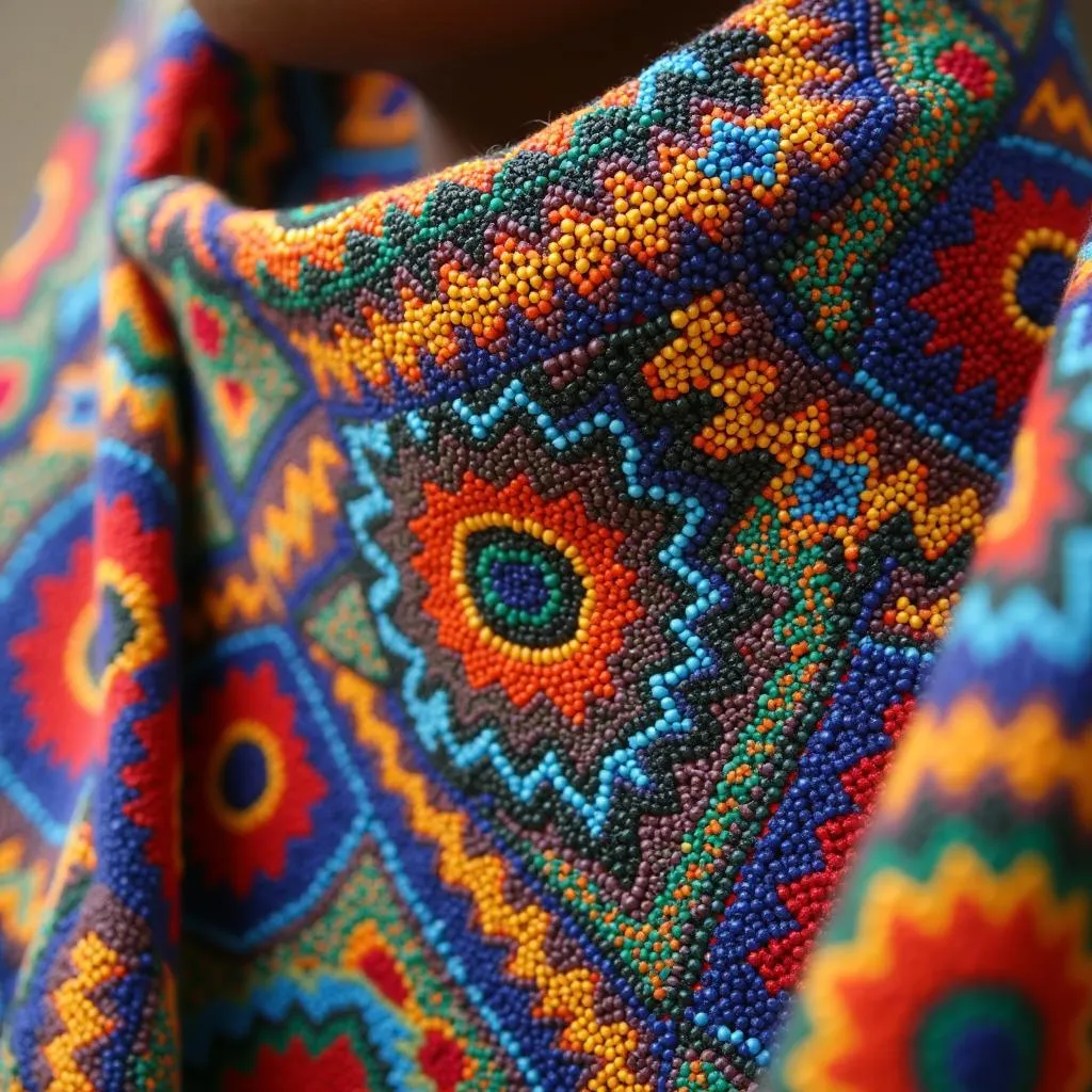 Masai beadwork, a traditional Kenyan and Tanzanian art form