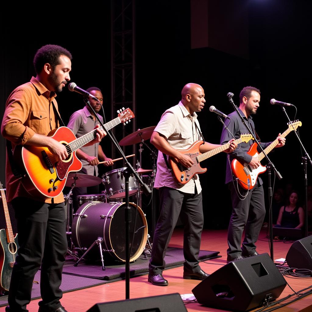 Mbaqanga Band Performing in South Africa