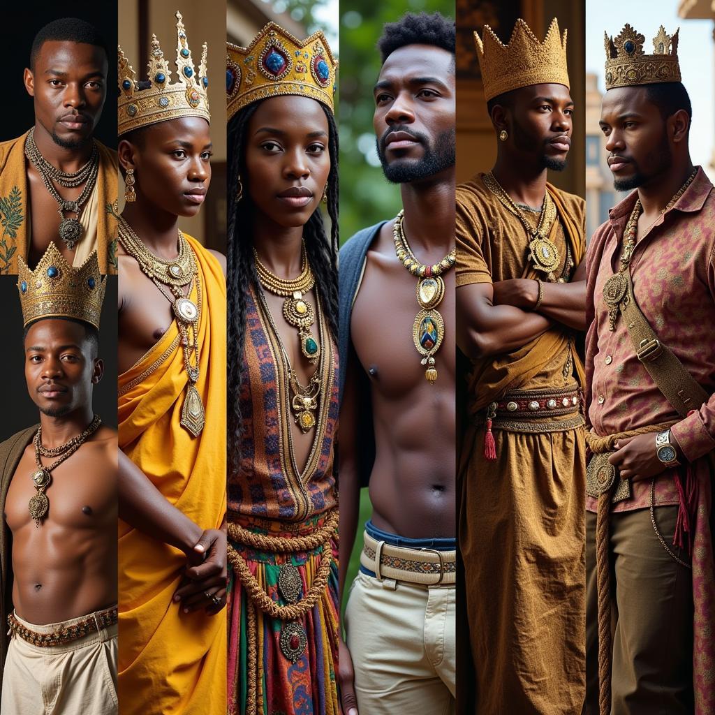 Media Portrayals of African Kings