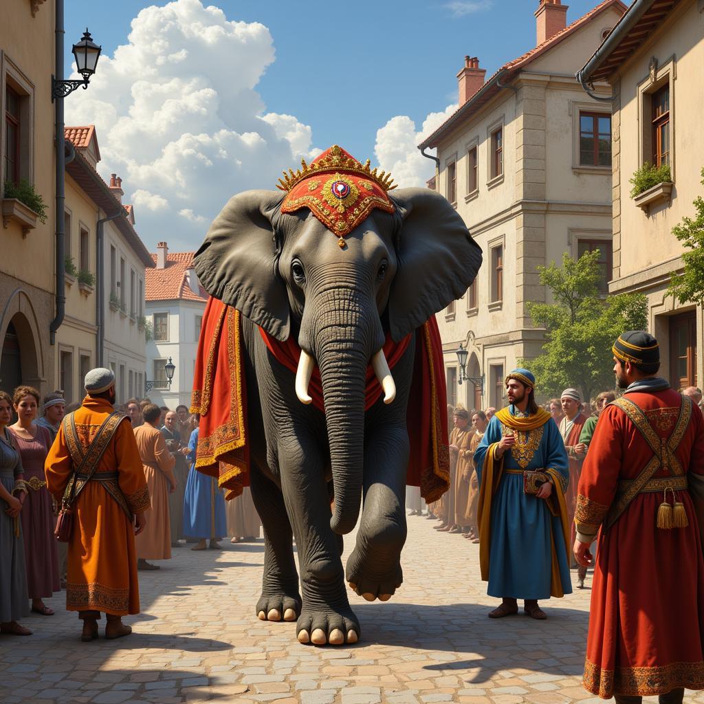 Medieval European Elephant Parade