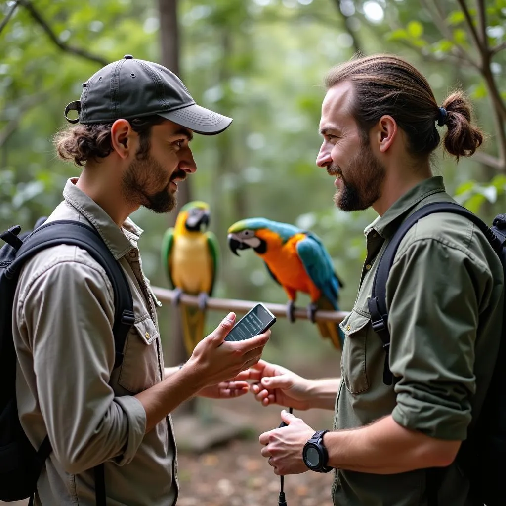 Meeting a Bird Seller in Person at a Bird Sanctuary