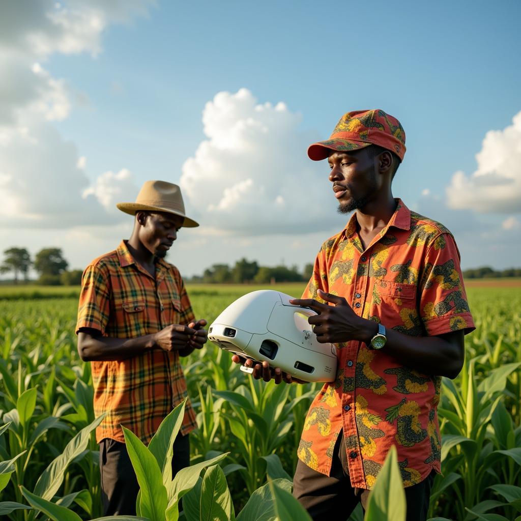 Modern African Farmers Using Technology