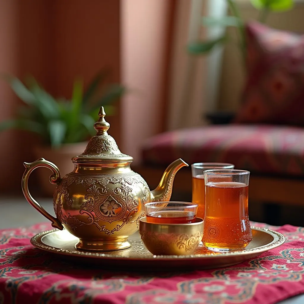 Moroccan Mint Tea Ceremony