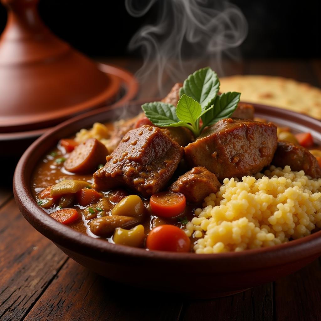 Moroccan Tagine with Couscous