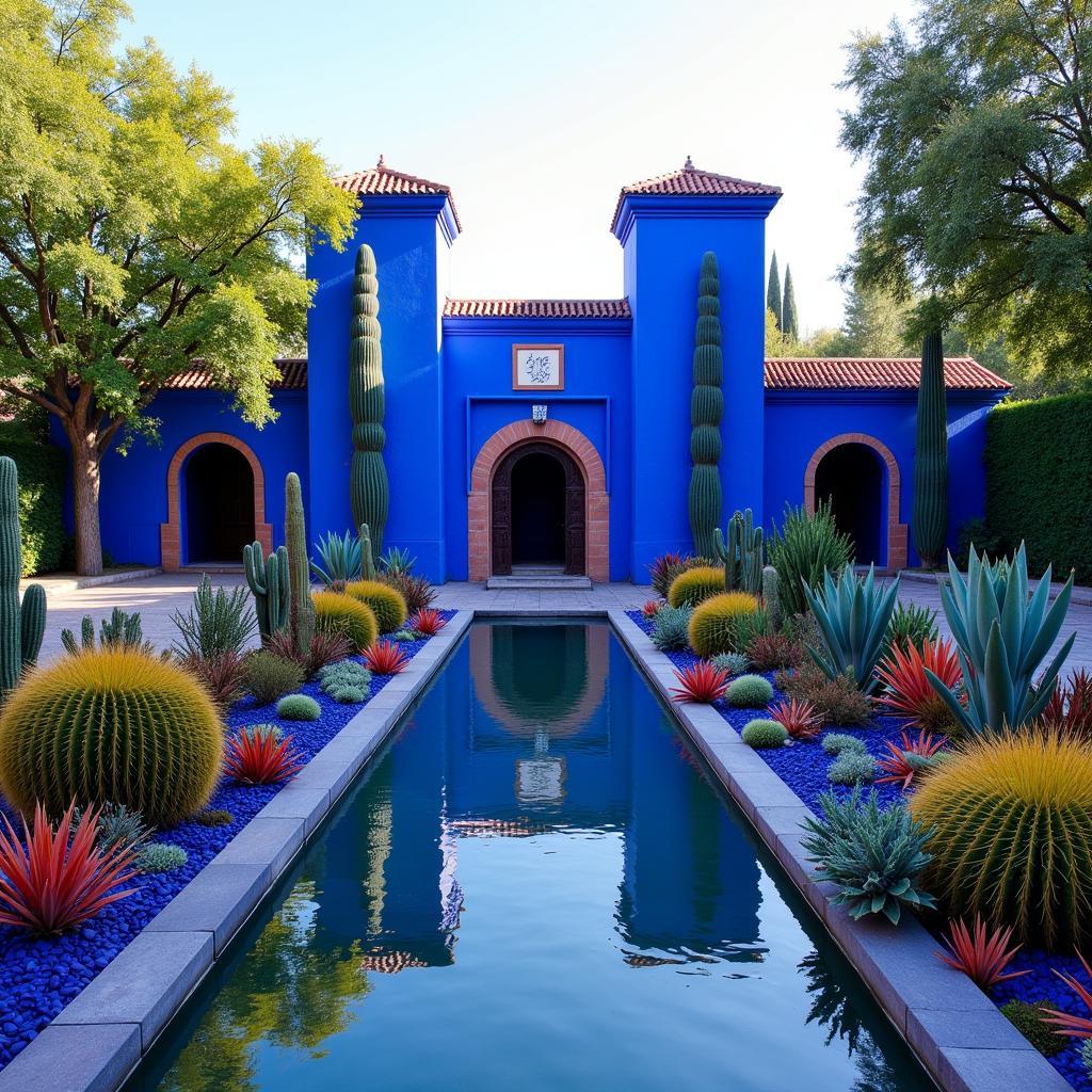 Jardin Majorelle in Marrakech, Morocco