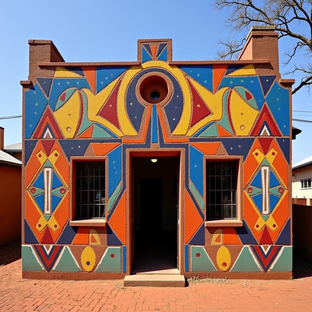 Ndebele House Painting South Africa