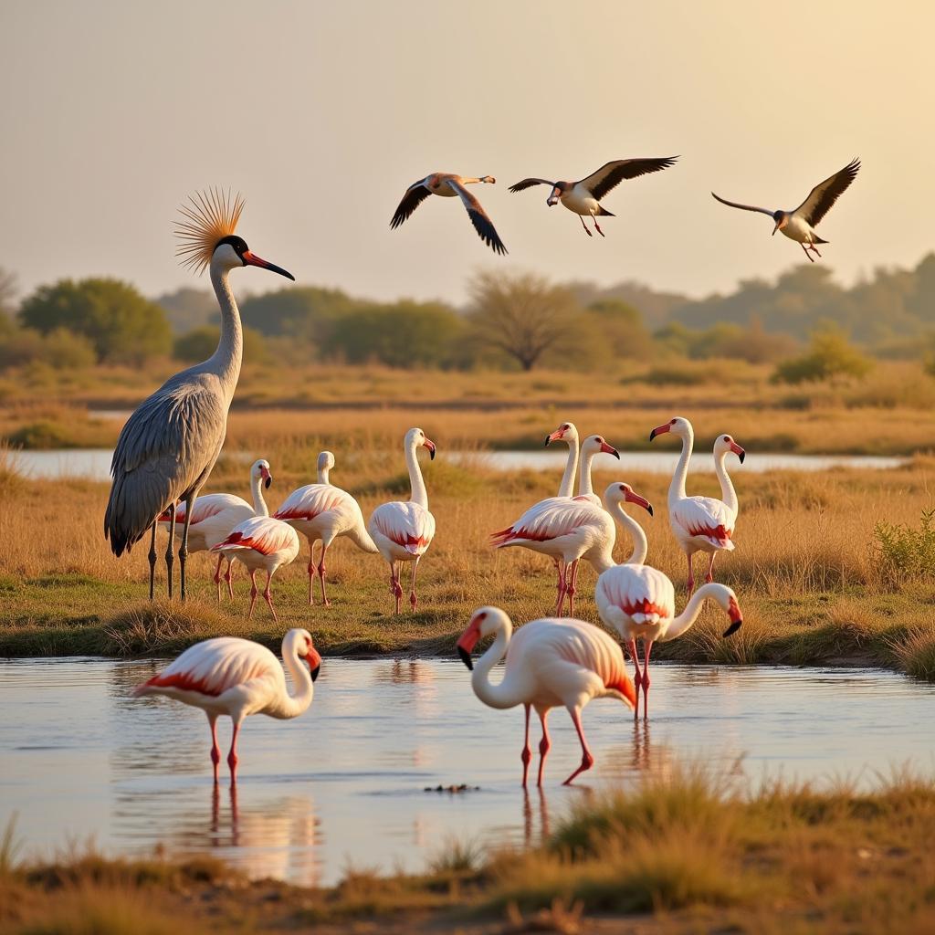 Diverse Bird Species in North Africa