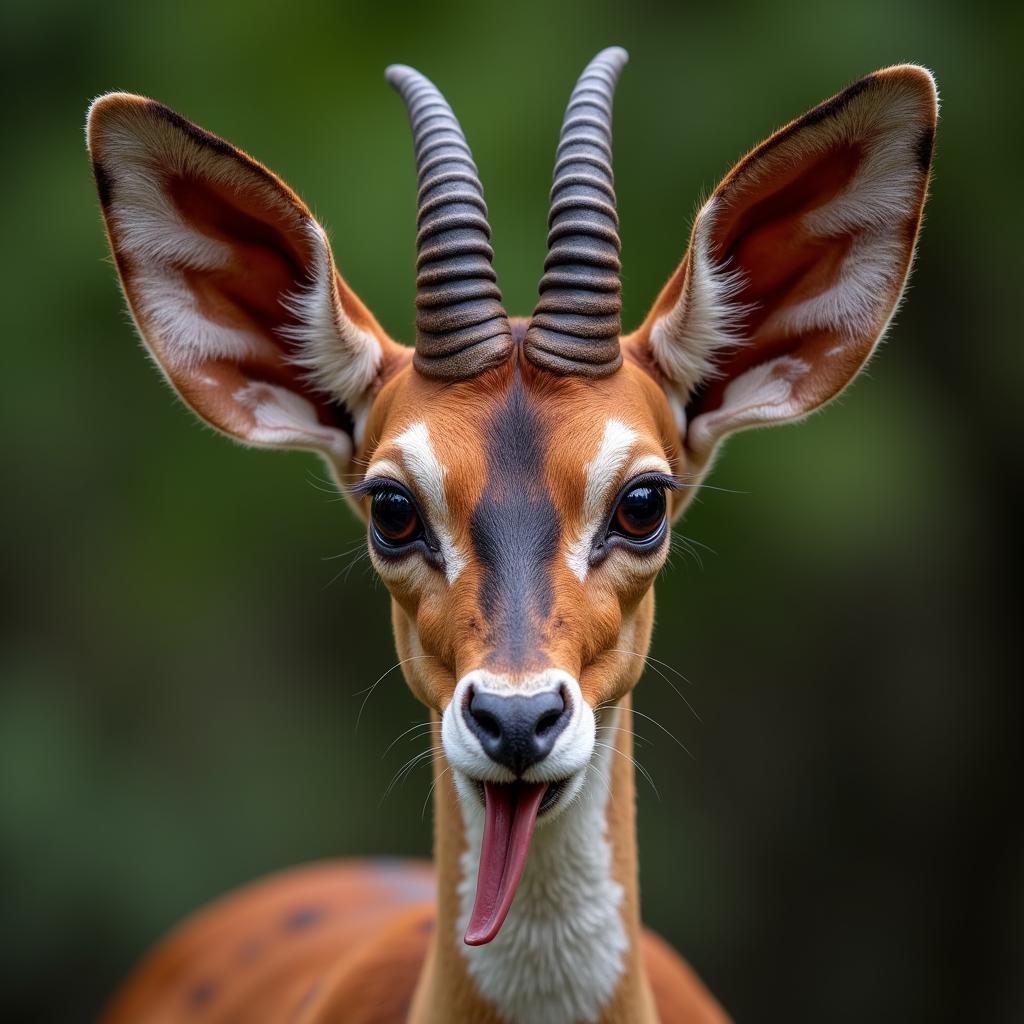 Close-up of an Okapi