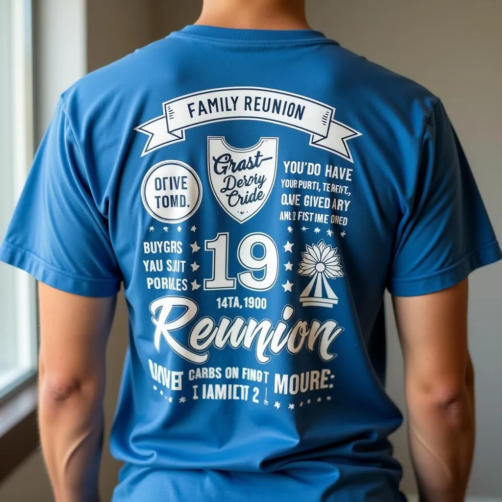 Personalized Family Reunion Shirt Back