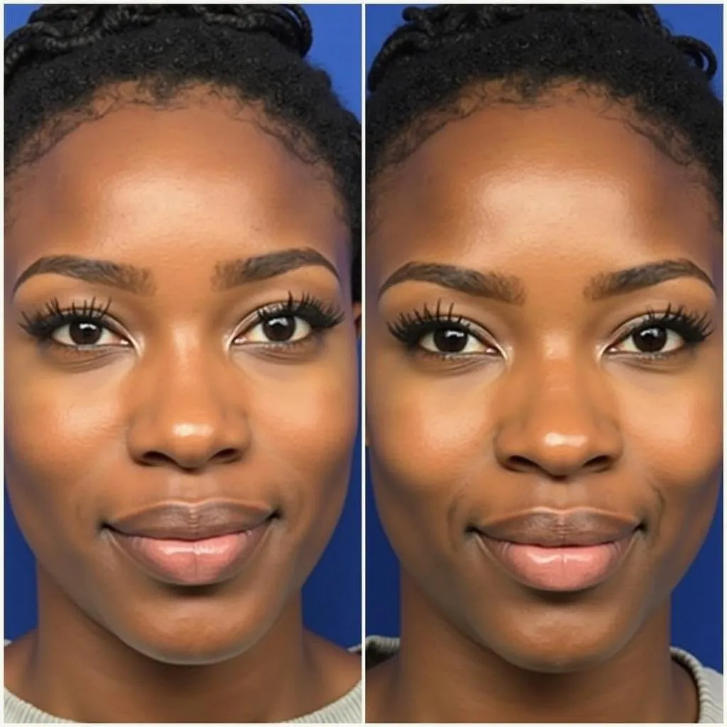 African American Rhinoplasty Before and After