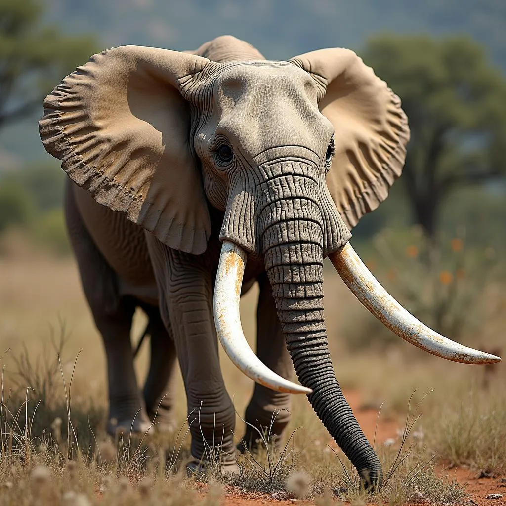 The devastating impact of poaching on elephants.