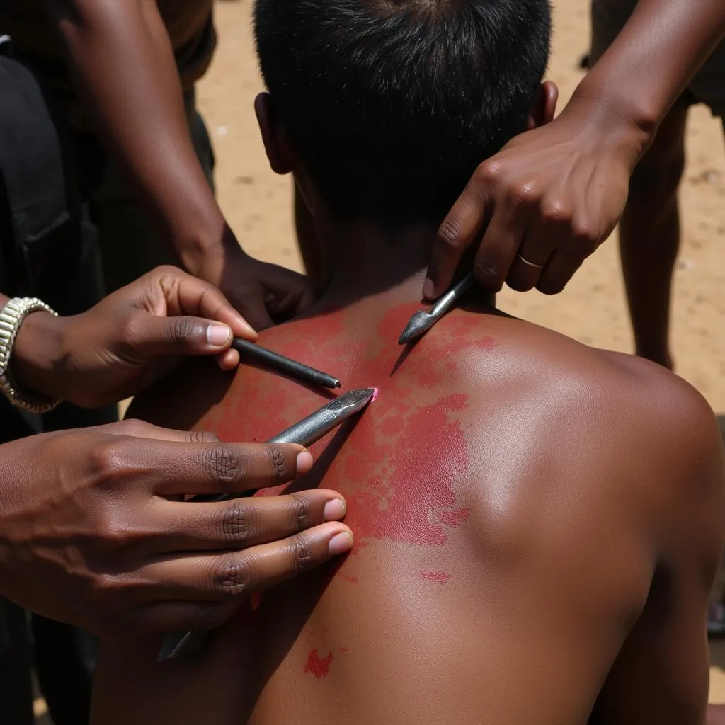 Ritual Scarification Ceremony