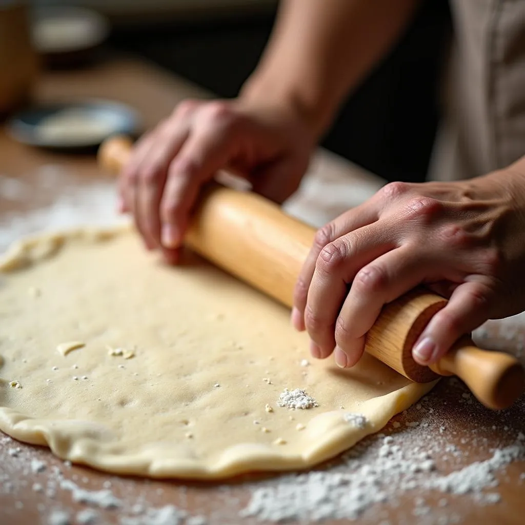 Rolling Chapati Dough