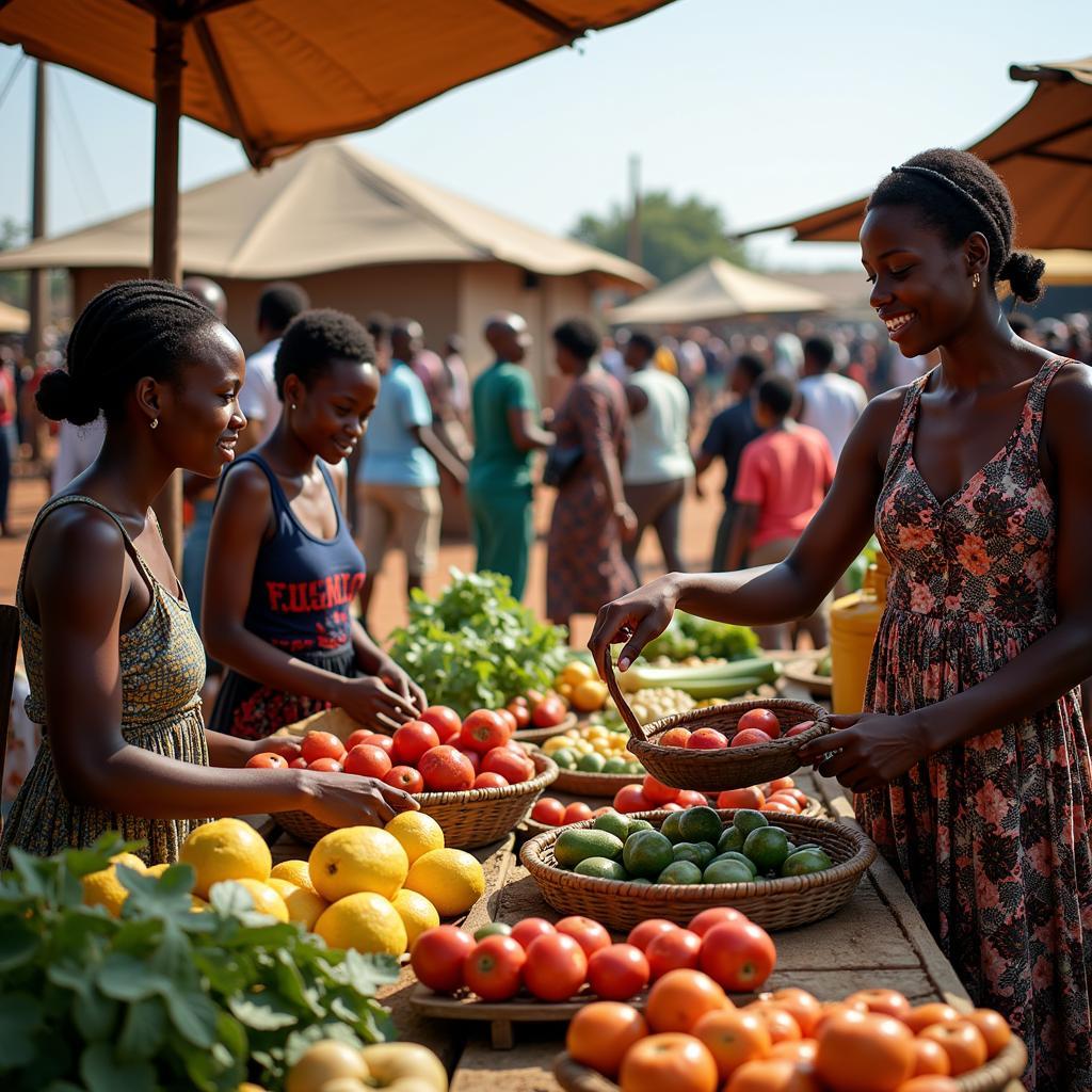 Rural African Market Experience