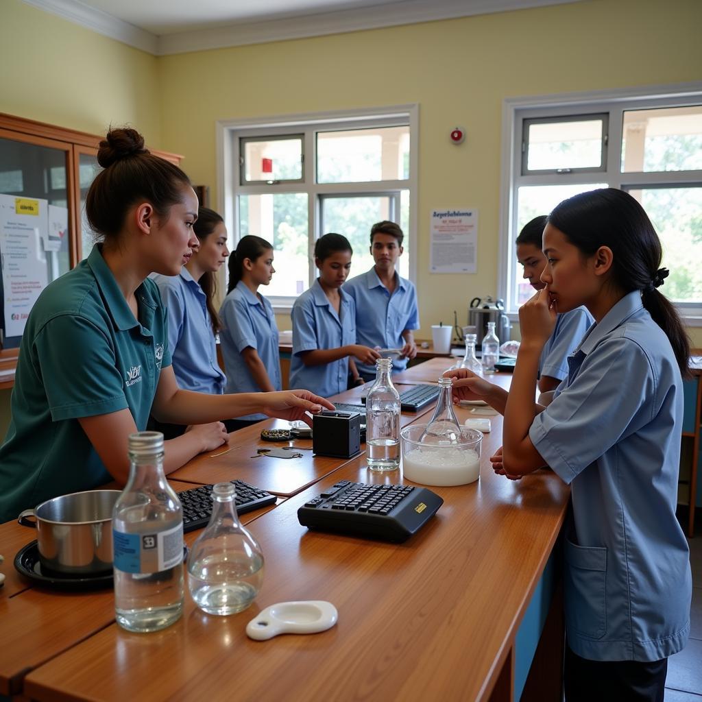 Modern Science Lab in Seychelles School