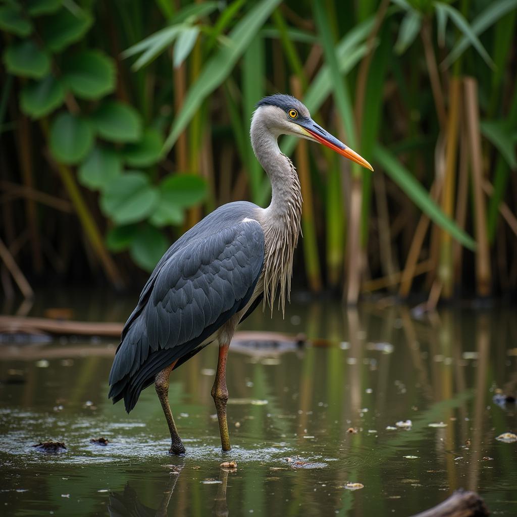 Shoebill in the Wetlands