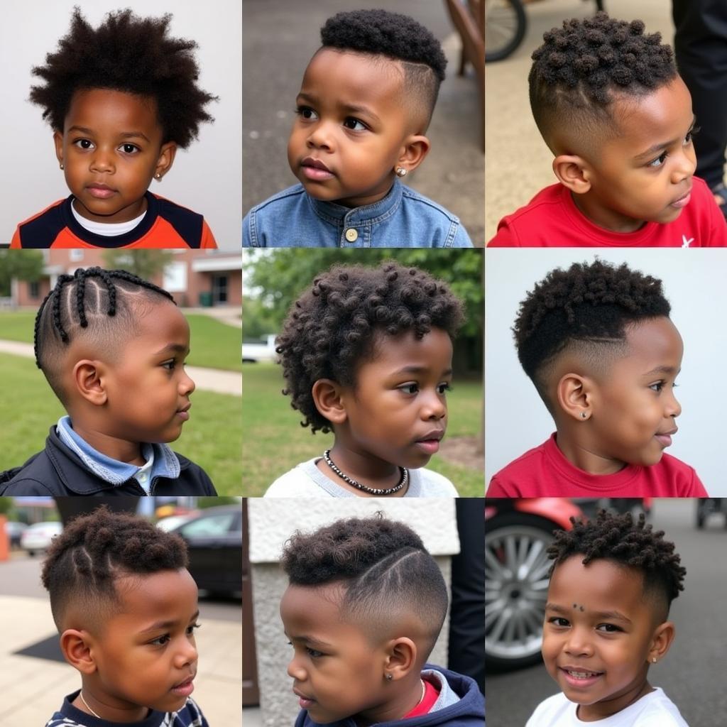 Short Haircuts for 2 Year Old Black Boy