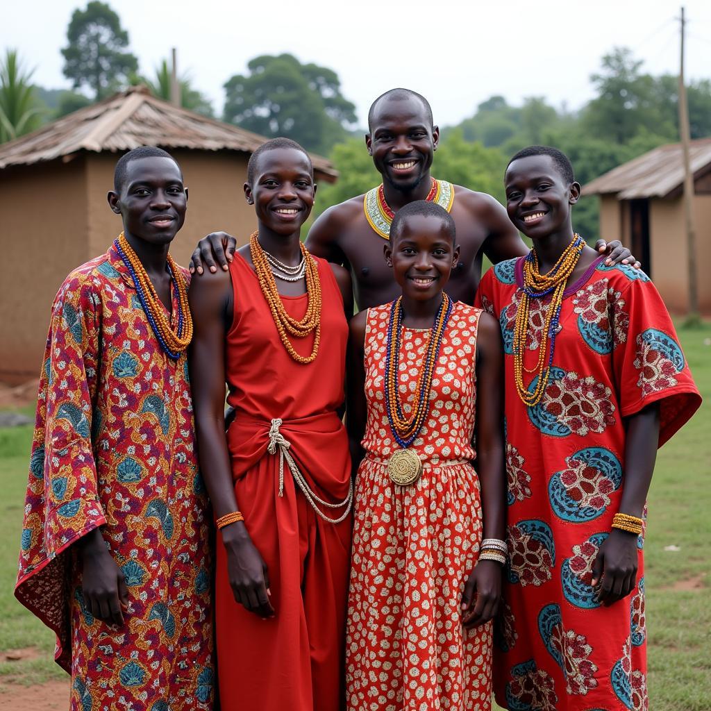 Siddi people in traditional attire