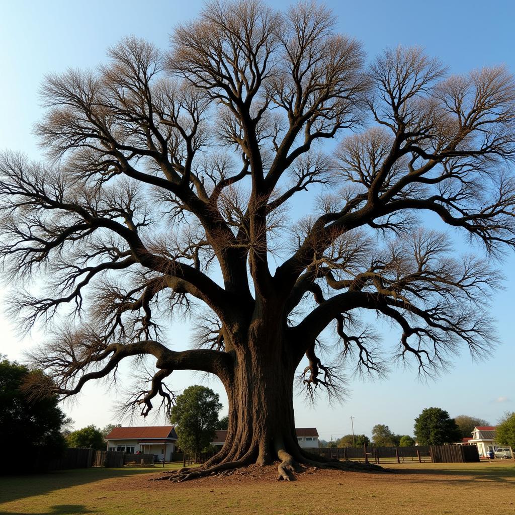 Historic Cotton Tree in Freetown