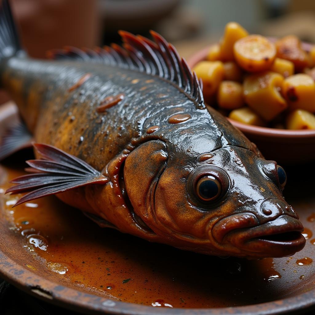 Smoked African Catfish in Kerala Cuisine