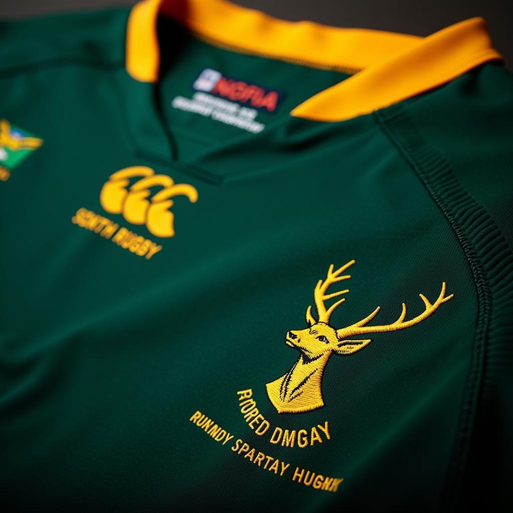 South Africa rugby jersey at the 2019 World Cup