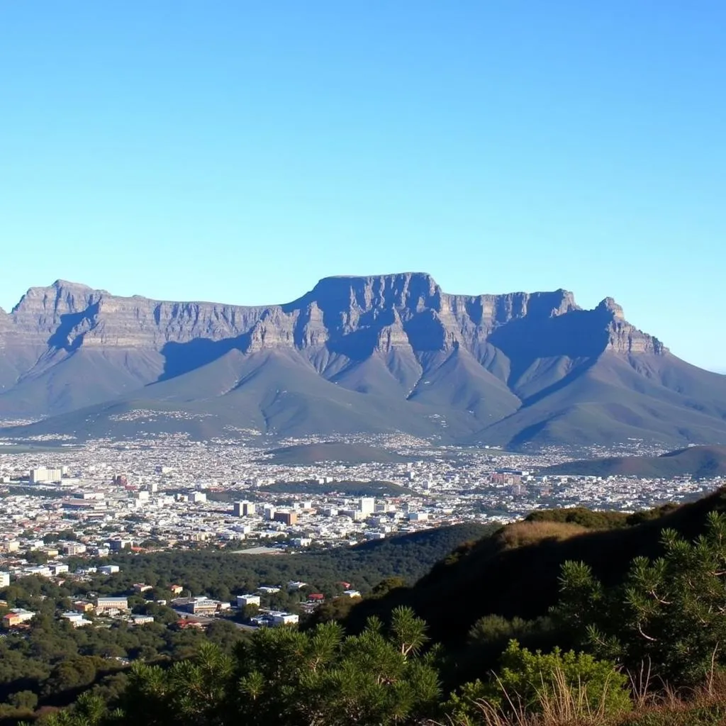 Table Mountain in South Africa