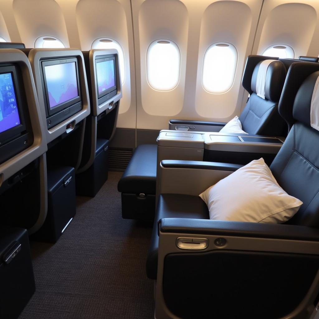 South African Airways A340-600 Business Class Seats