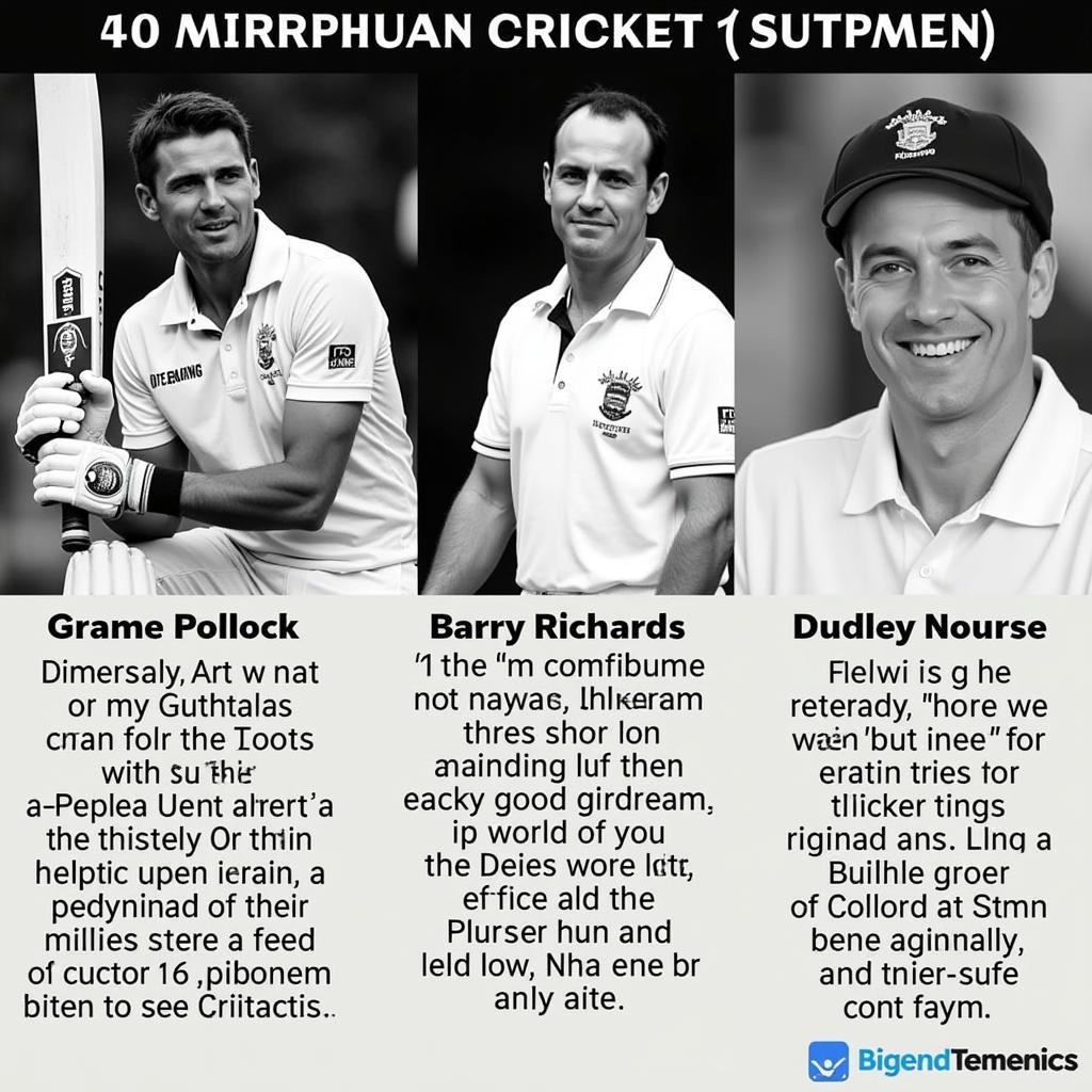 South African Cricket Legends