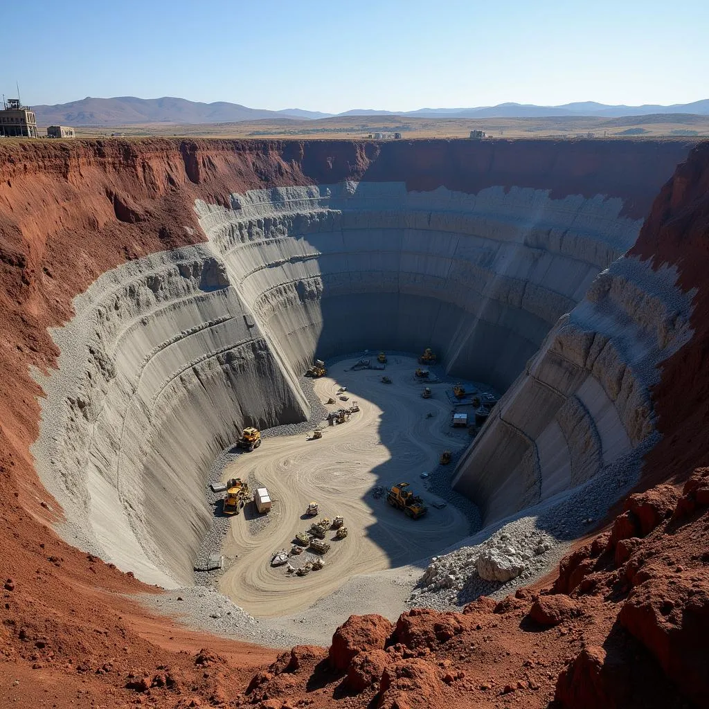 Historic Diamond Mine in South Africa