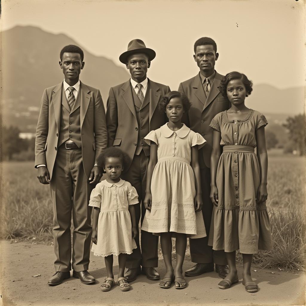 South African Family Portrait