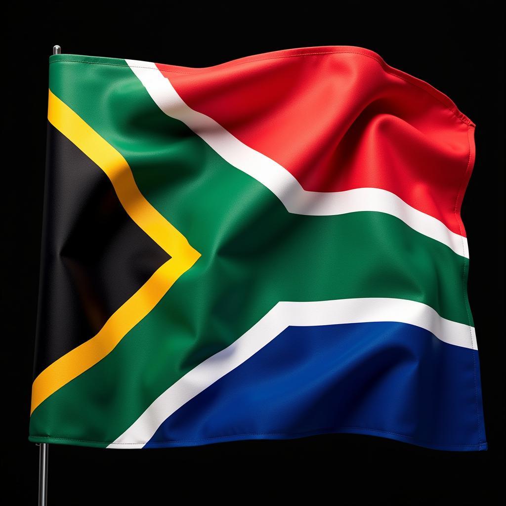 Detail of the South African Flag