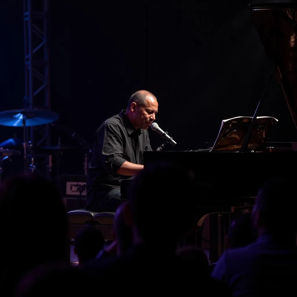 South African Jazz Pianist Performing Live