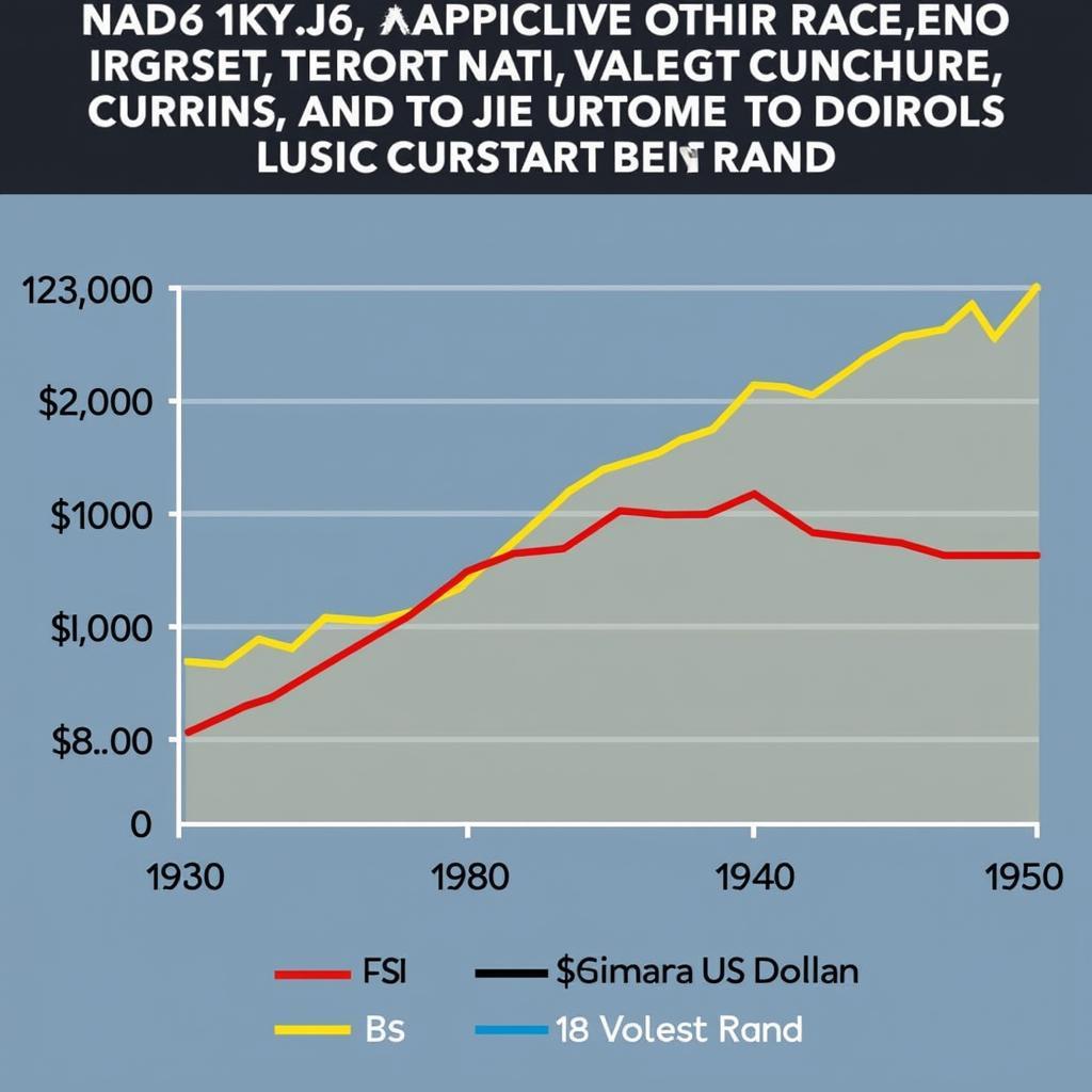 Graph Showing Fluctuations of the South African Rand Exchange Rate