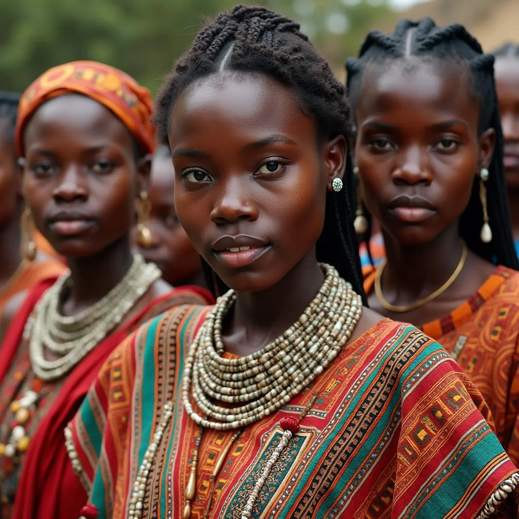 Women in Traditional South African Attire