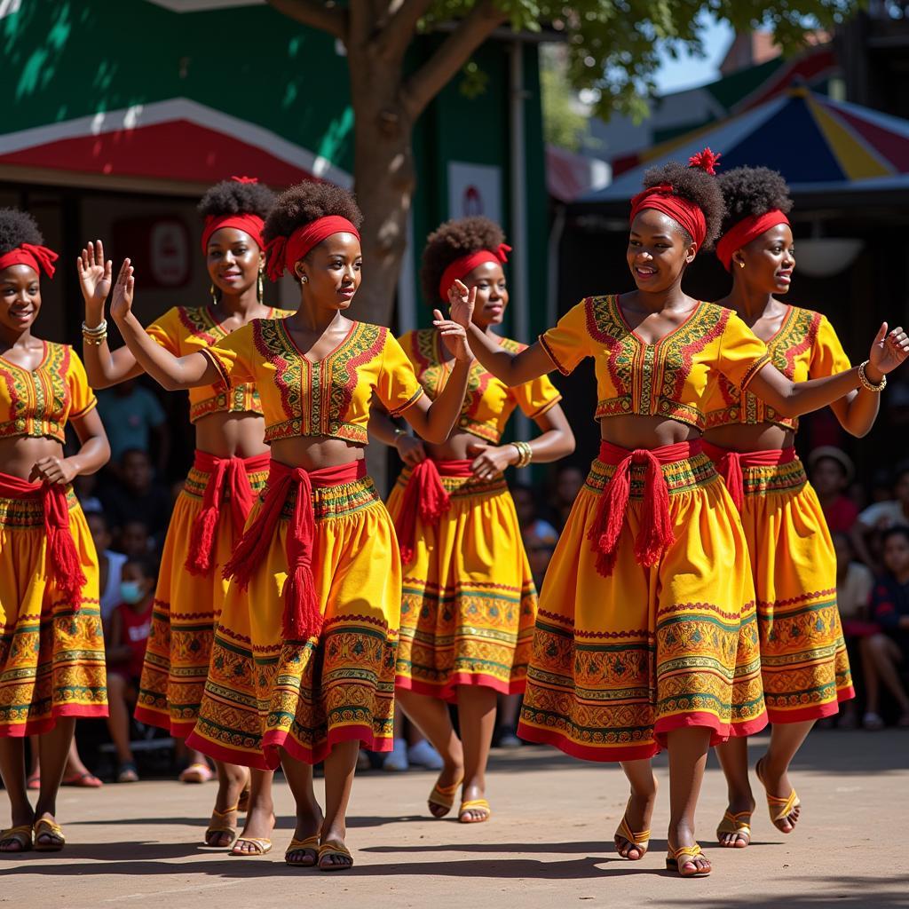 Traditional South African Dancers