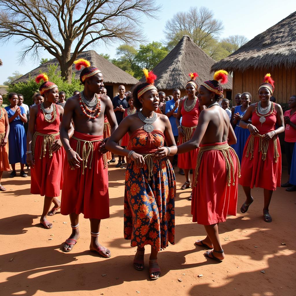 South African Tribal Dance Ceremony