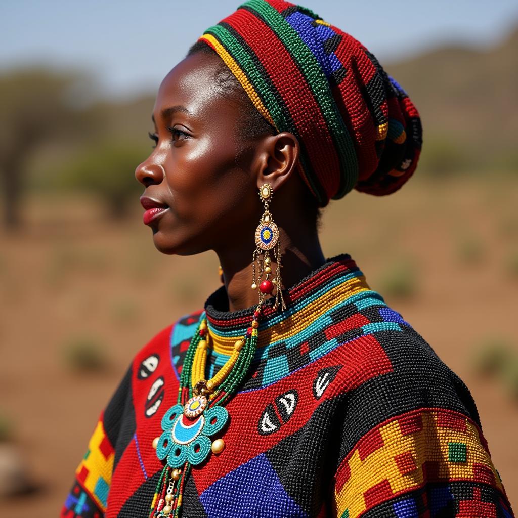 Traditional Southern African Beaded Attire