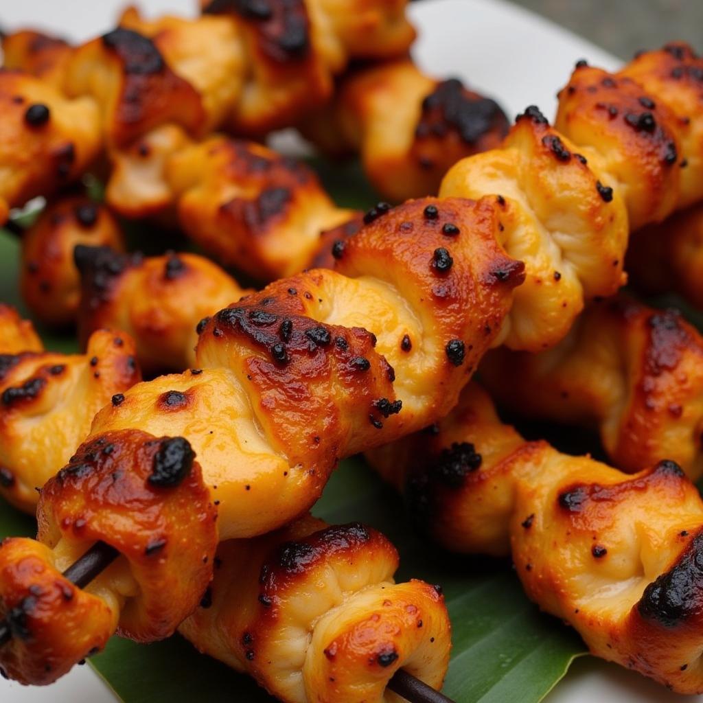 Spicy African Chicken Skewers