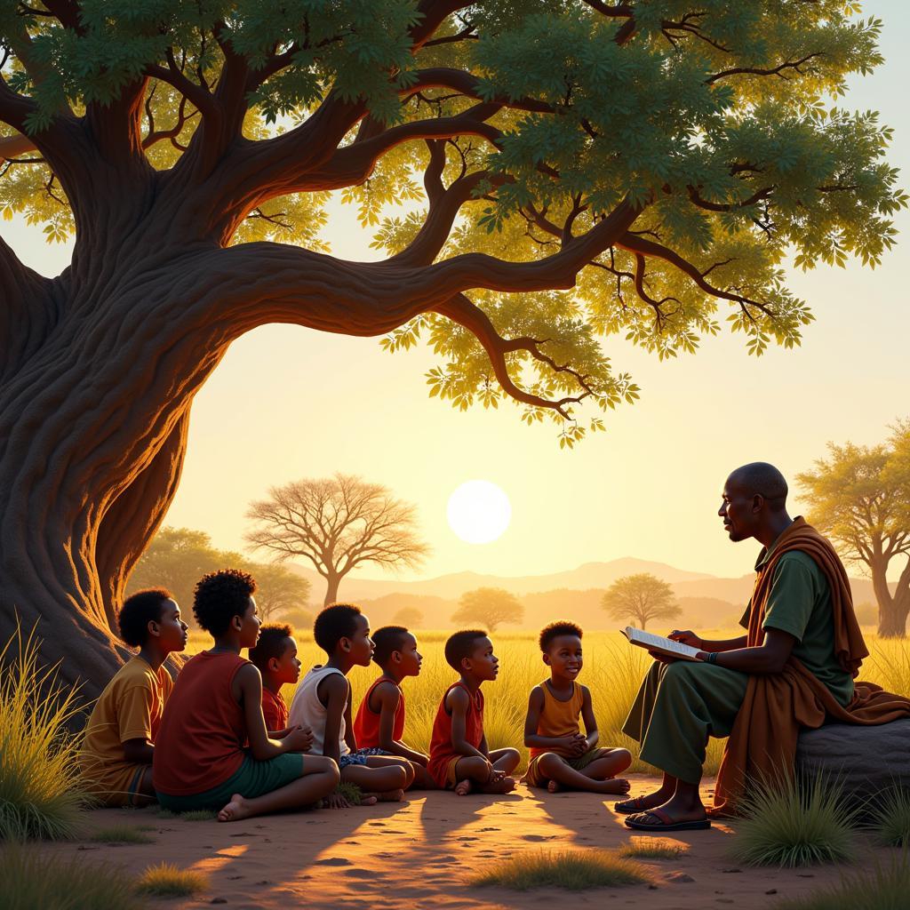 Storytelling Under a Baobab Tree