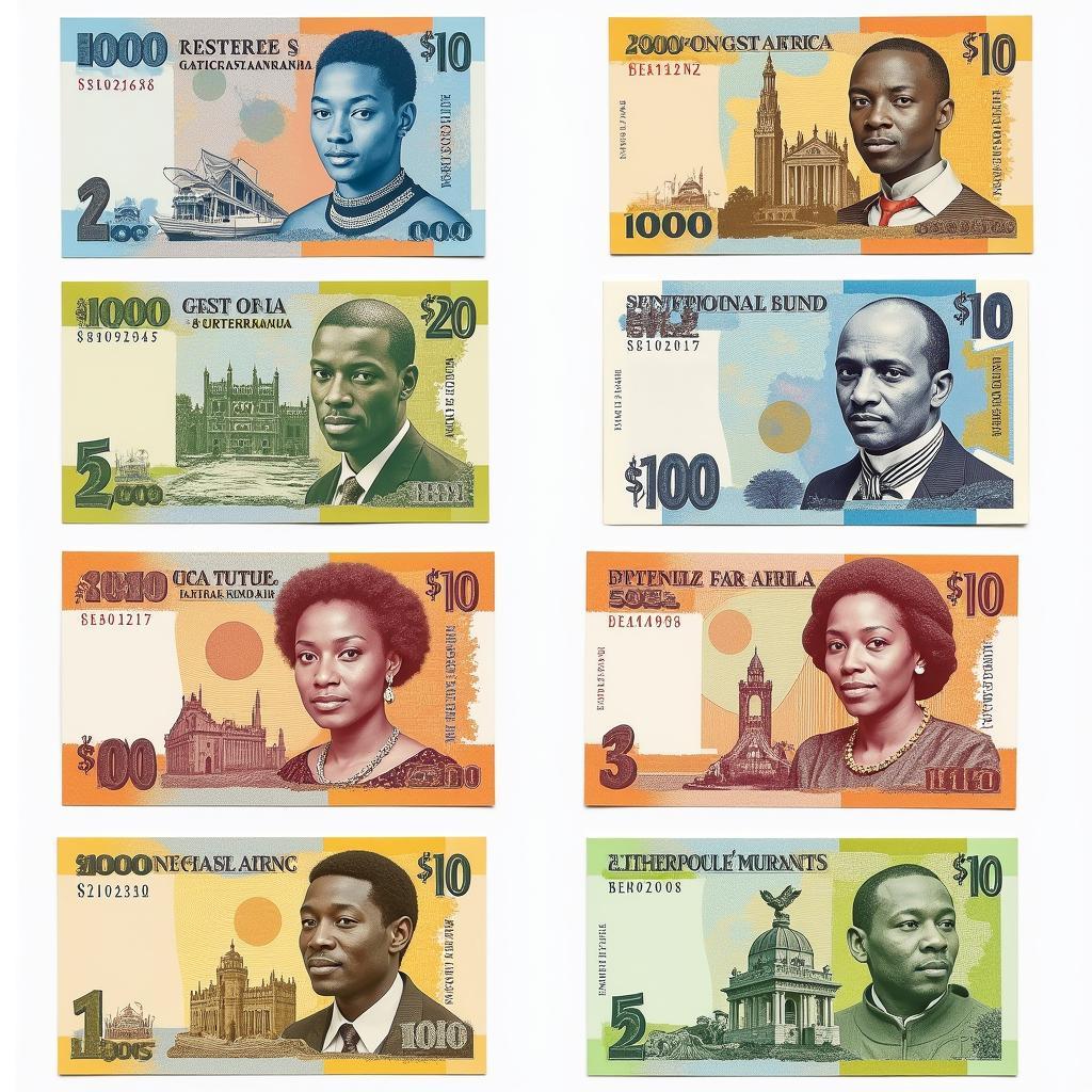 Symbolic Imagery on CFA Franc Banknotes