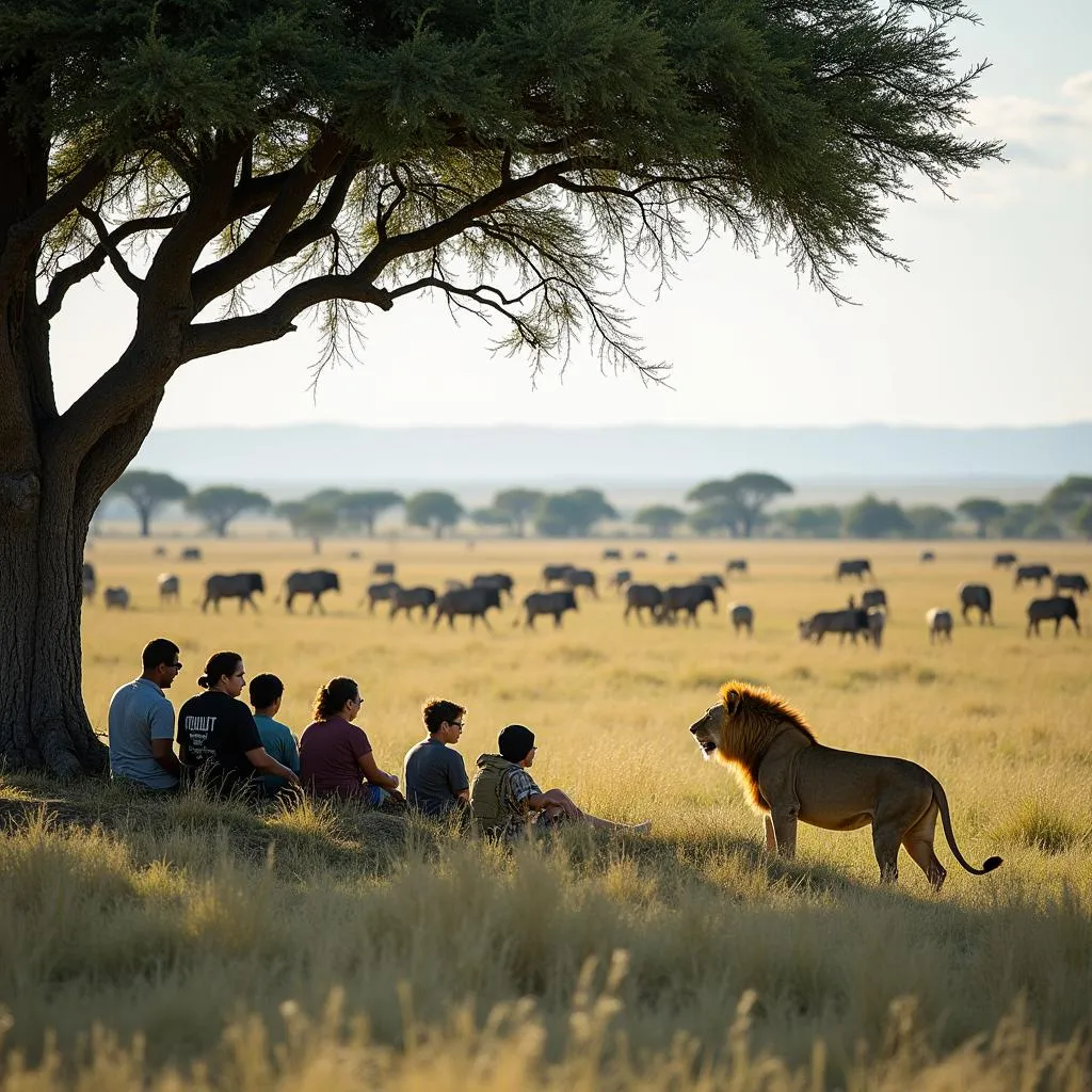 Wildlife safari in Tanzania