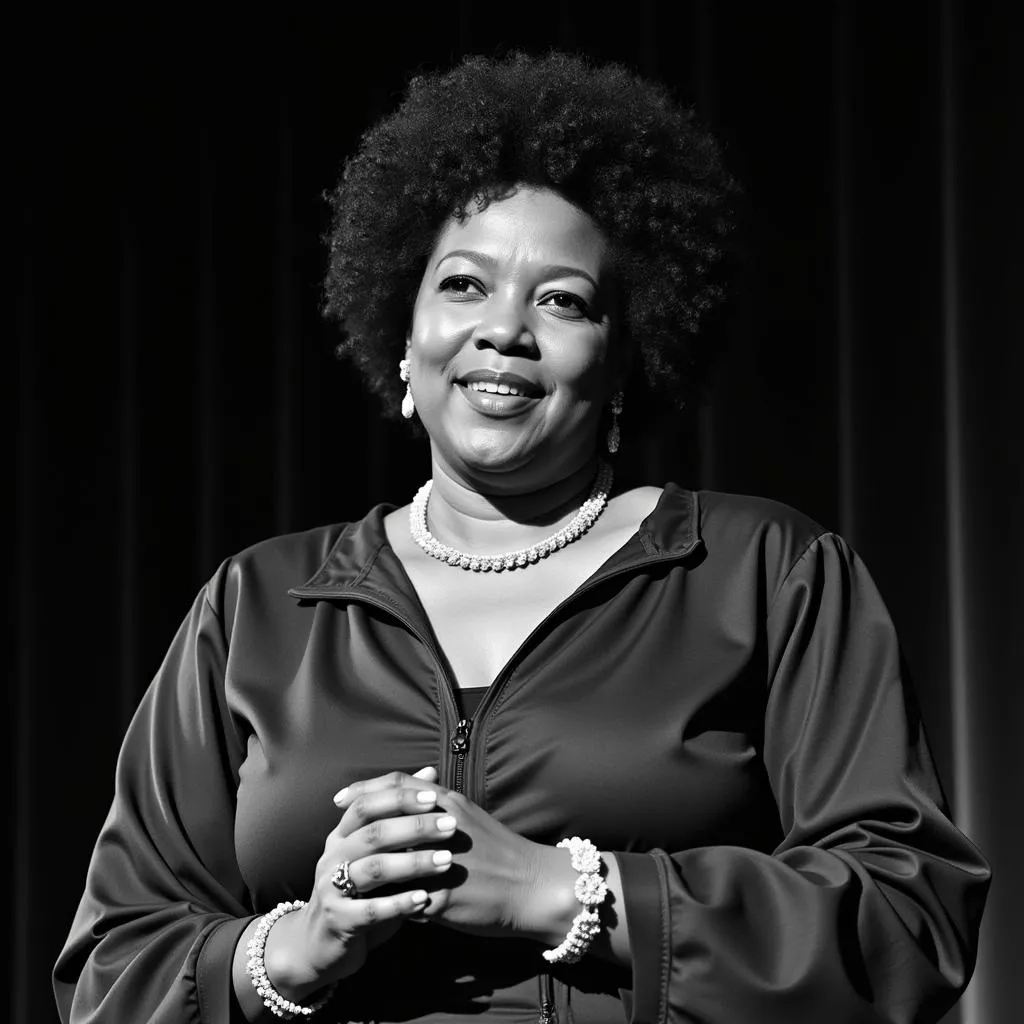 Toni Morrison receiving the Nobel Prize